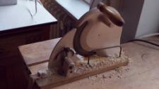 Bread cutter Another example of a beautiful manual 2nd hand item. Steven found this bread cutter through advise of one of his blog visitors