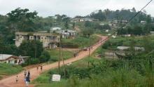 The village surrounded by rainforest, a lower ecological footprint life